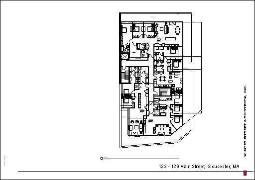 Residential floor plan illustrating condominium layouts within the mixed-use development.